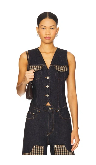 GANNI NEPPY DENIM VEST