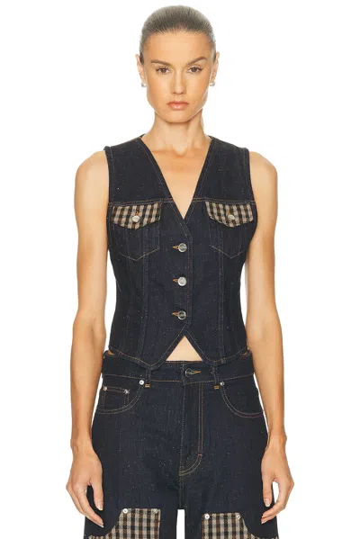 GANNI NEPPY DENIM VEST