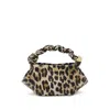 Ganni Mini Bou Leopard-print Tote Bag