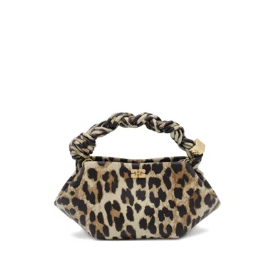 Ganni Neutrals Shoulder Bags Women In White