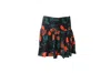 Ganni Newman Georgette Skirt In Black Viscose In Black