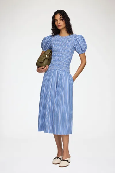 Ganni Nouvean Navy Dress