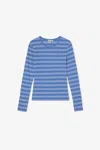 Ganni Striped Long-sleeve T-shirt