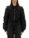 Ganni Duchesse Nylon Fitted Jacket