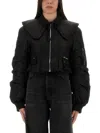 Ganni Duchesse Nylon Fitted Jacket