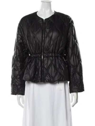 Pre-owned Ganni Nylon Jacket In Black