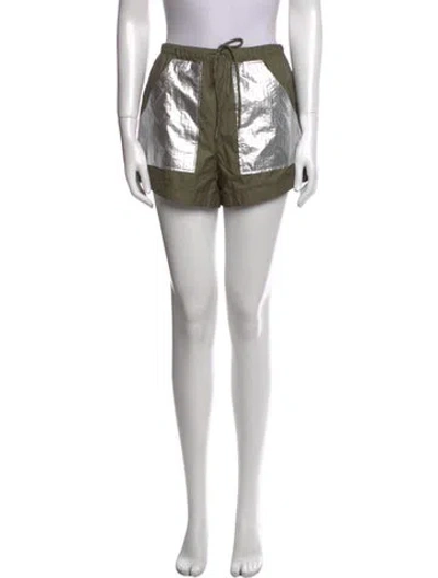 Pre-owned Ganni Nylon Mini Shorts