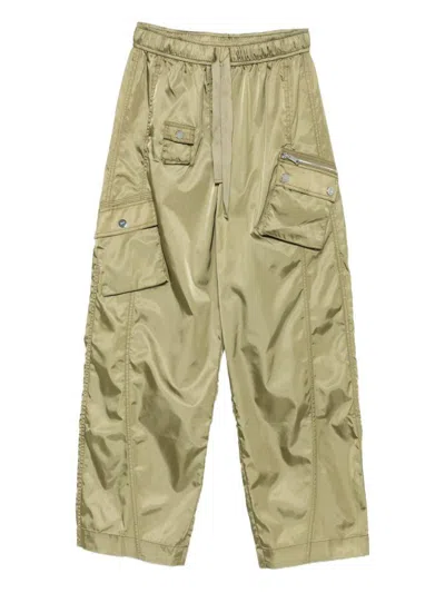 GANNI GANNI NYLON OVERSIZE TROUSERS