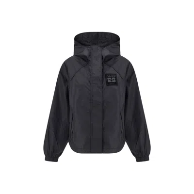 Ganni Nylon Shell Women's Jacket In Black