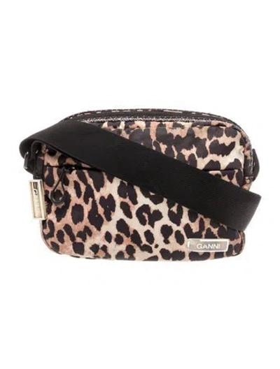 Pre-owned Ganni Nylon Shoulder Bag
