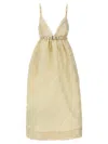 Ganni 'off-white Stripe Strap' Dress
