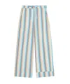 Ganni Ombre Stripe Elasticated Pants In Blue