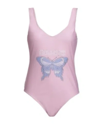 Ganni One-piece Swimsuits In Pink