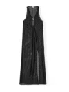 Ganni Black Hardware Maxi Dress