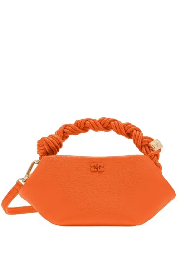 Ganni Orange Bou Mini Crossbody Bag