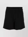 Ganni Organic Cotton Drawstring Knee-length Shorts