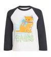 Ganni Women Kitty Baby Organic Cotton T-shirt In White