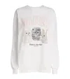 Ganni Have A Nice Day Long-sleeved Top In White