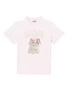 Ganni Organic Cotton T-shirt In Pink
