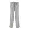 Ganni Organic-cotton Track Pants In Gray