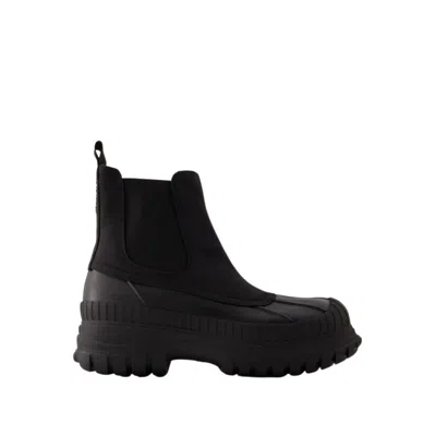 GANNI GANNI OUTDOOR CHELSEA BOOTS - GANNI - RUBBER - BLACK