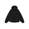 Ganni Nylon Blouson Jacket In Black