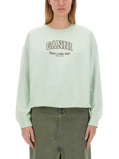 GANNI OVERSIZE SWEATSHIRT 