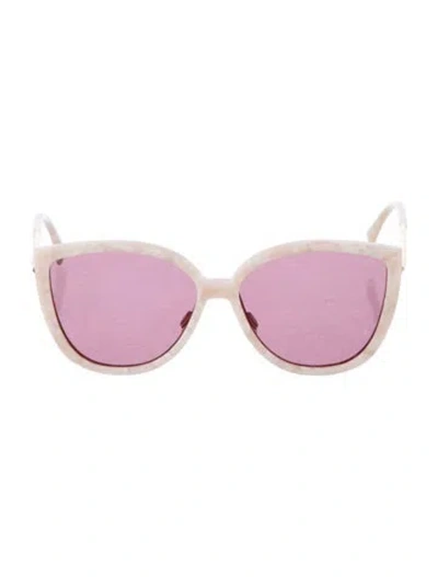 Pre-owned Ganni Oversize Tinted Sunglasses In Multi