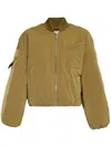 Ganni Logo-embroidered Bomber Jacket