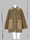 Ganni Oversized Cotton Utility Jacket In Multi
