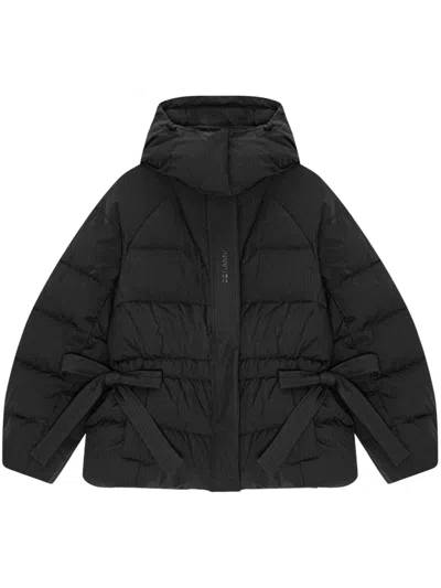 GANNI OVERSIZED HOODED PUFFER JACKET