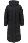Ganni Oversized Puffer Coat In Black