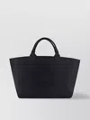 GANNI OVERSIZED SHOPPER TOTE BAG WITH TWIN HANDLES