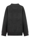 Ganni Oversized Sweater In Phantom
