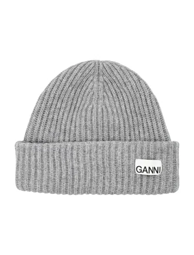 GANNI GANNI PALOMA MELANGE WOOL HAT