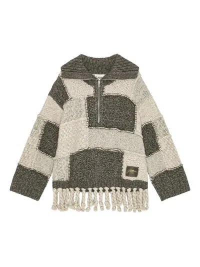 GANNI GANNI PANELLED KNITWEAR