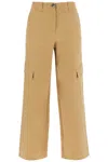 Ganni Checked Canvas Trousers For Men