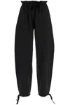 Ganni Viscose Paperbag Pants