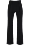 Ganni Flared Viscose Trousers For