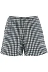 GANNI 'SEERSUCKER CHECKERED PATTERN