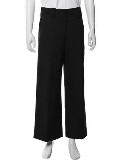 Pre-owned Ganni Pants In Black