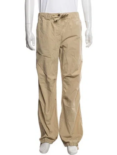 Pre-owned Ganni Pants In Neutrals