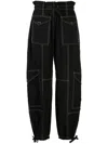 Ganni Straight Leg Cargo Pants