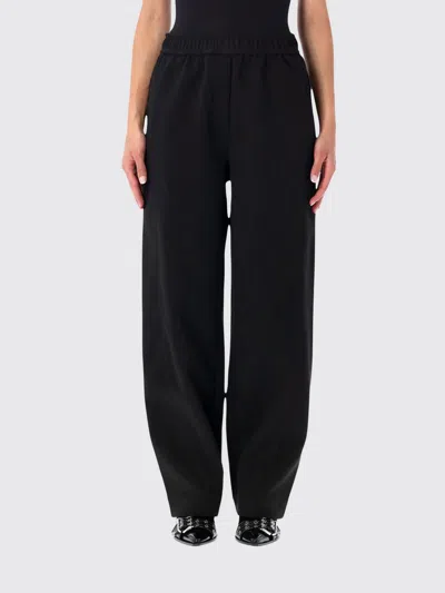 Ganni Wide Leg Tailored Pants In Black