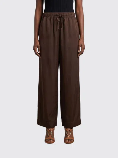 Ganni Pants Woman In Transparent