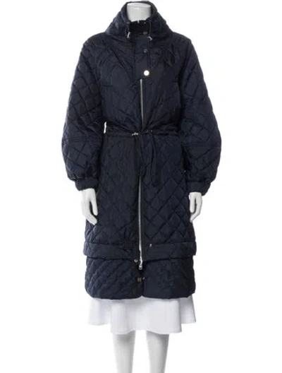 Pre-owned Ganni Parka In Blue