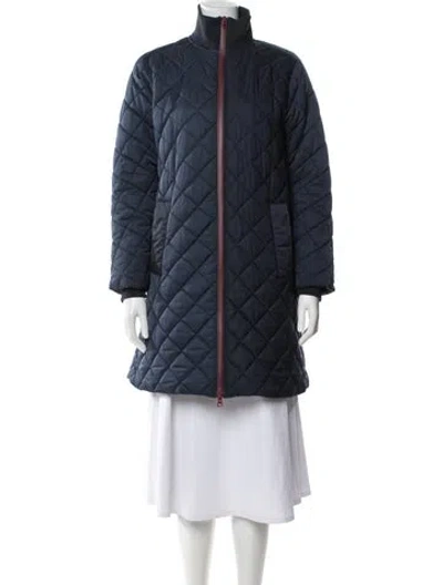 Pre-owned Ganni Parka In Blue