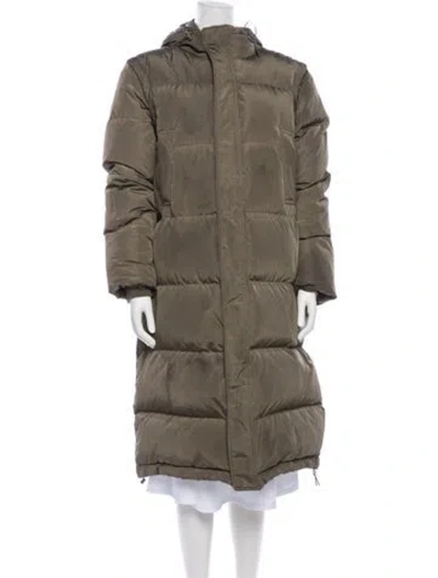 Pre-owned Ganni Parka In Green