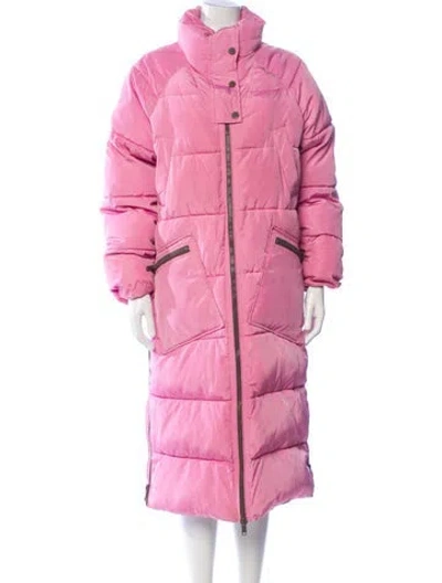 Pre-owned Ganni Parka In Pink