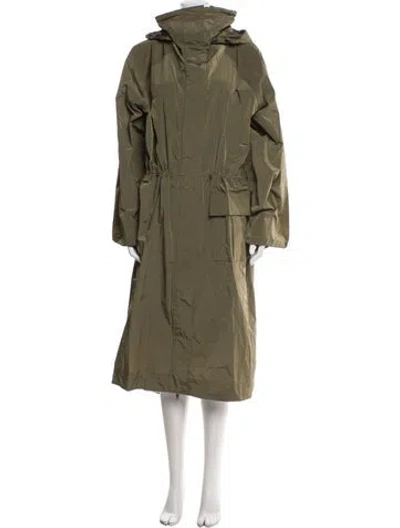 Pre-owned Ganni Parka W/ Tags In Green